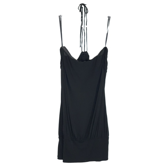 LE CHATEAU | Strapless Halter Bubble Mini Dress - Picture 3 of 7